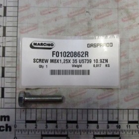 SCREW M8X1,25X 35 U5739 10.9ZN