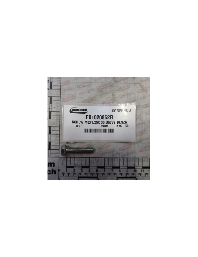 SCREW M8X1,25X 35 U5739 10.9ZN