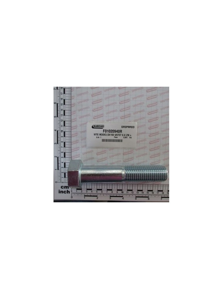 BOLT M30X3,5X150 U5737 8.8 ZN