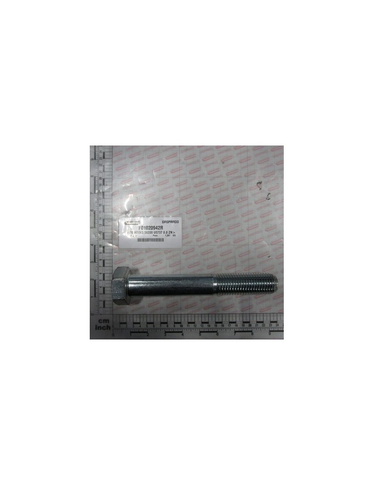 BOLT M30X3,5X200 U5737 8.8 ZN