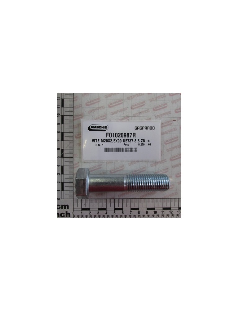 GALV.SCR.M20X2,5X90 U5737 8.8
