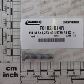 SCREW M 8X1,25X 40 U5739 A2 IX