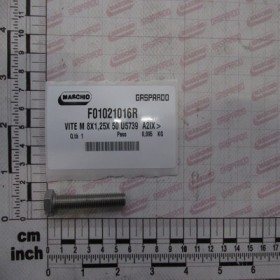 SCREW M 8X1,25X 50 U5739 A2IX-