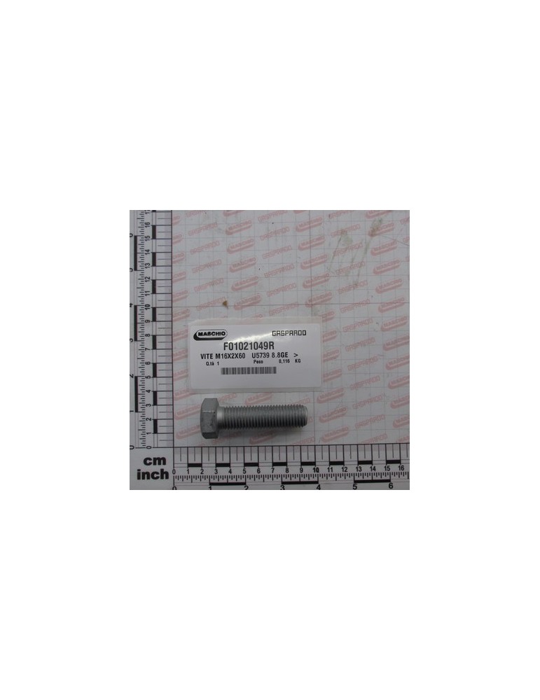 BOLT M16X2X60     U5739  8.8GE