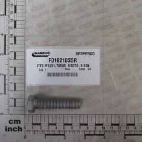 BOLT M12X1,75X55  U5739  8.8GE