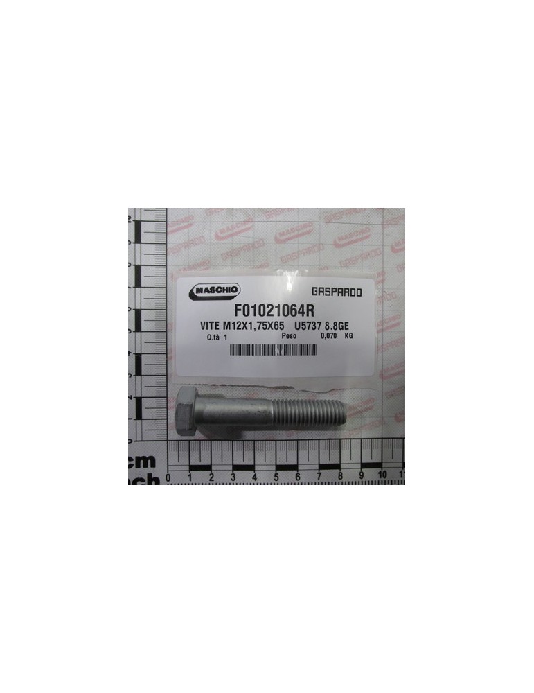 BOLT M12X1,75X65 8.8GE