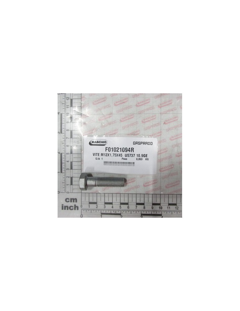 BOLT M12X1,75X45  U5737 10.9GE