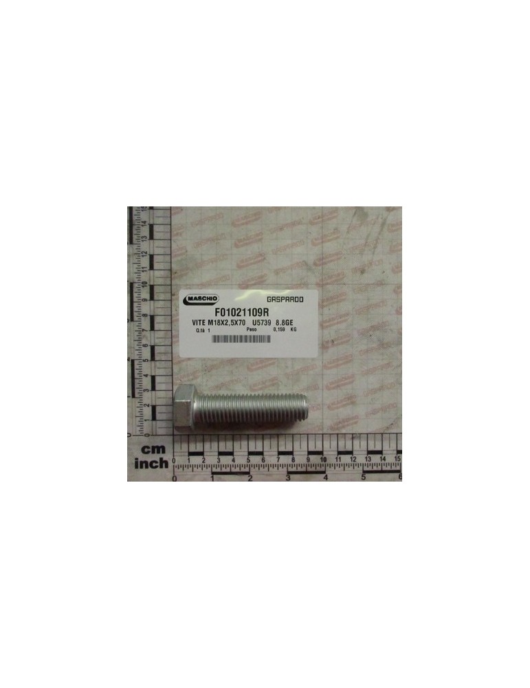 SCREW M18X2,5X70  U5739  8.8GE