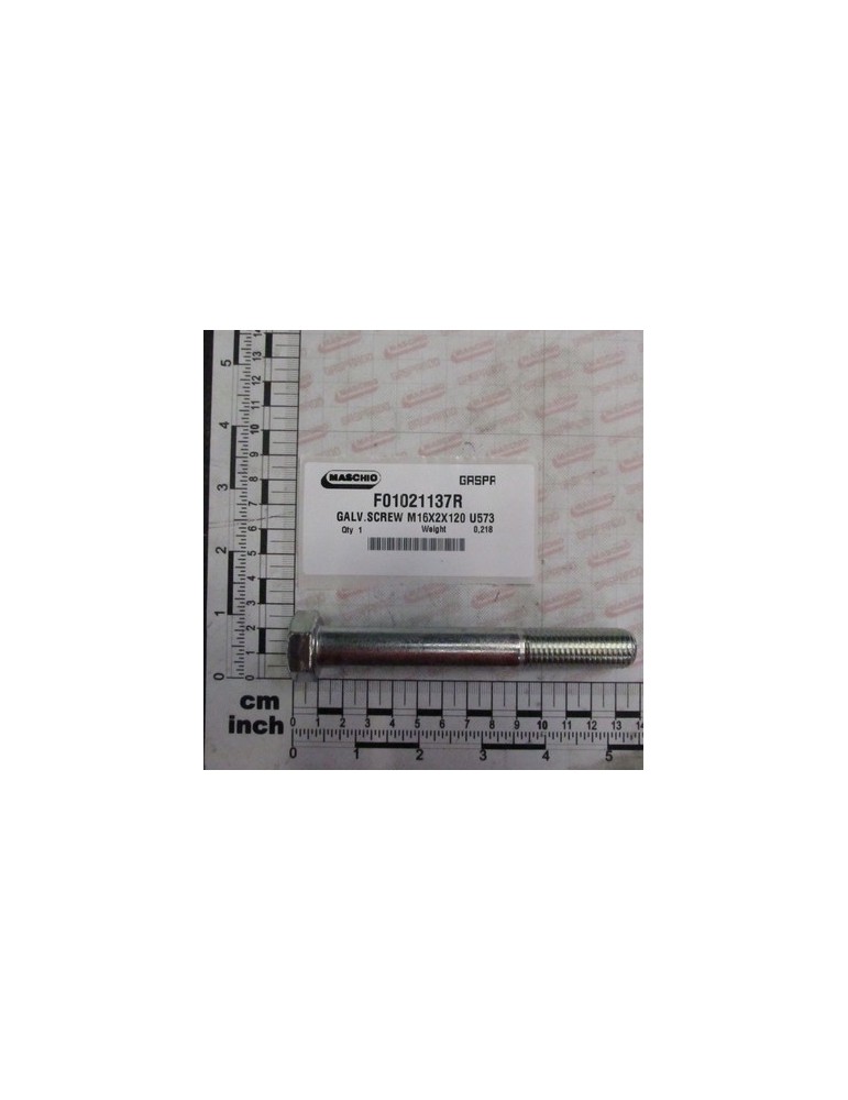 GALV.SCREW M16X2X120 U5737
