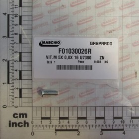 SCREW M5X0,8X16 ZN