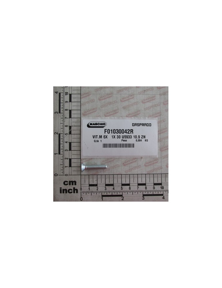 SCREW 6X 1X 30 U5933 10.9 ZN