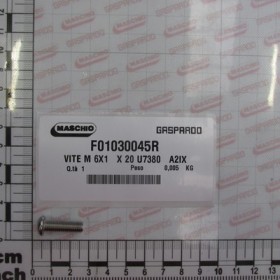 SCREW M6X1X20 U7380   A2IX