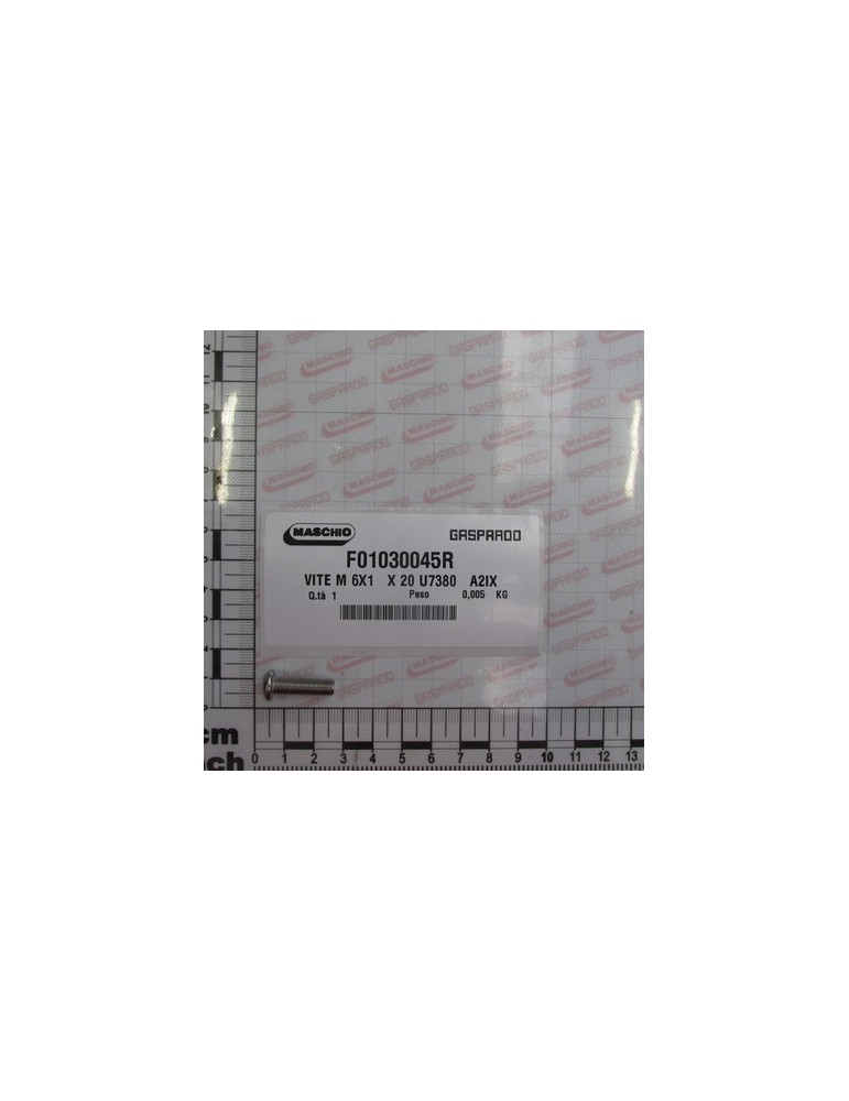 SCREW M6X1X20 U7380   A2IX