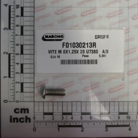 SCREW M8X1,25X20 U7380 A2IX