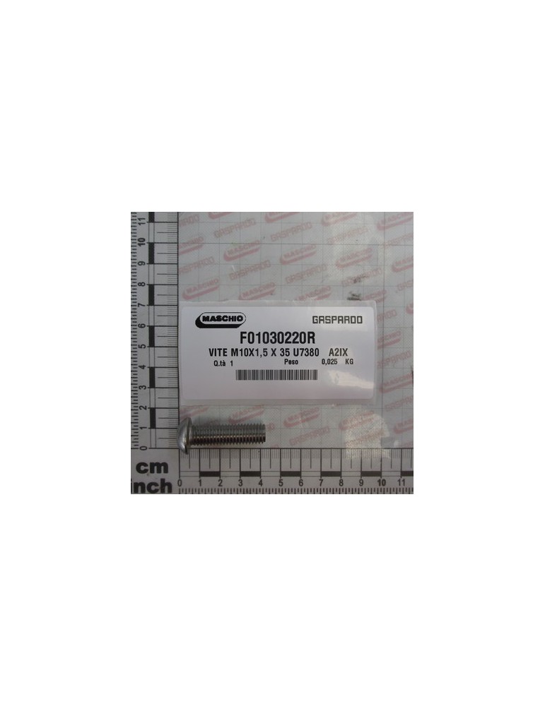 SCREW M10X1,5X35 A2IX