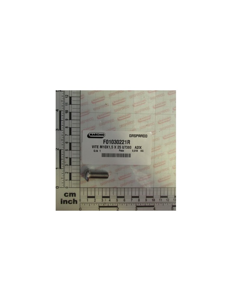 SCR. M10X1,5 X 25 U7380   A2IX