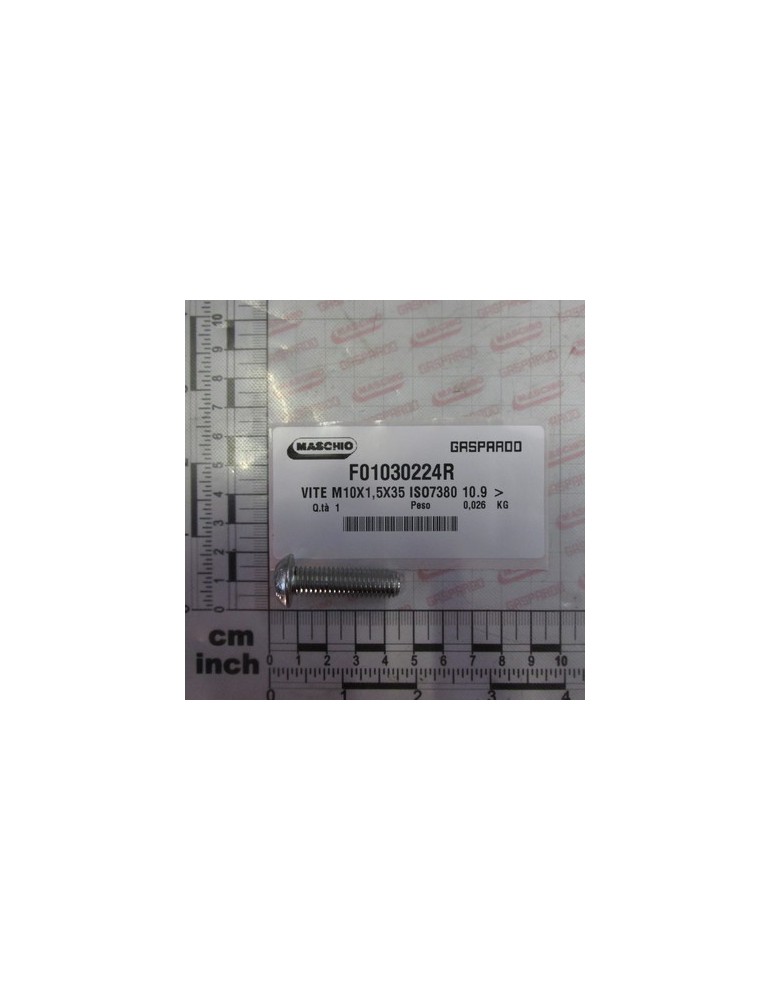 BOLT M10X1,5X35 ISO7380 10.9 Z