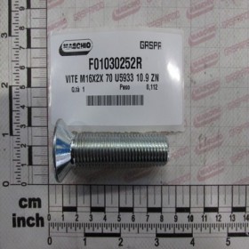 GALV.BOLT M16X2X70 U5933 10.9