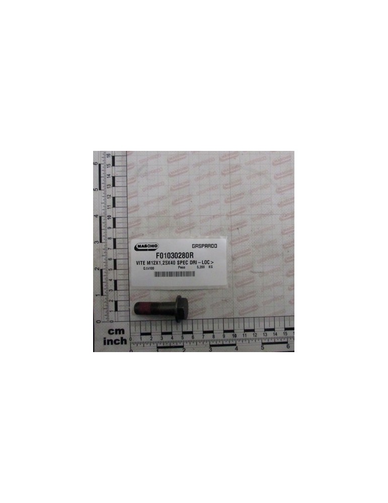BOLT M12X1,25X40 SPEC