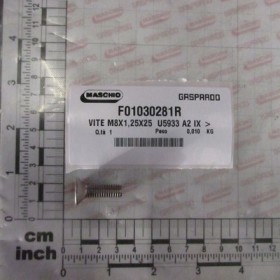 BOLT M8X1,25X25   U5933  A2 IX