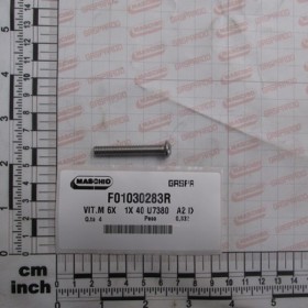 SCREW M6X1X40 A2 IX