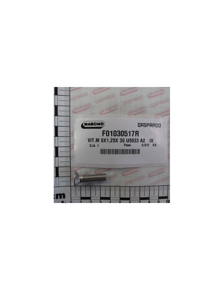 SCREW M8X1,25X30 U5933 A2   IX