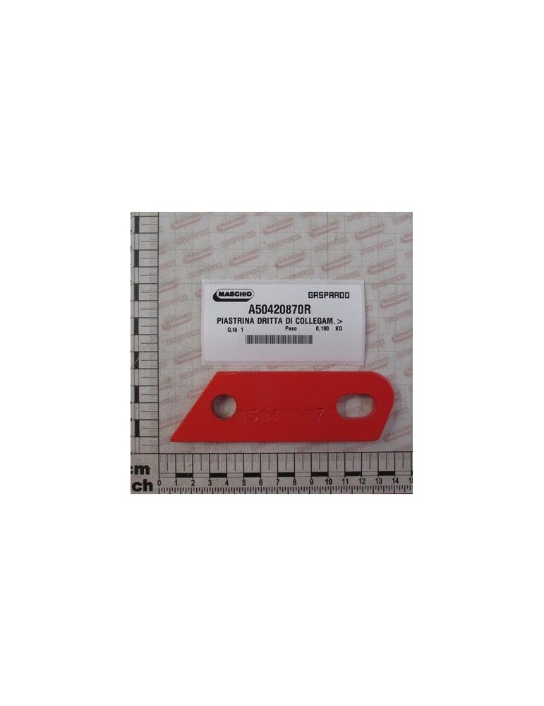 Maschio Gaspardo PIASTRINA DRITTA DI COLLEGAM.- A50420870R