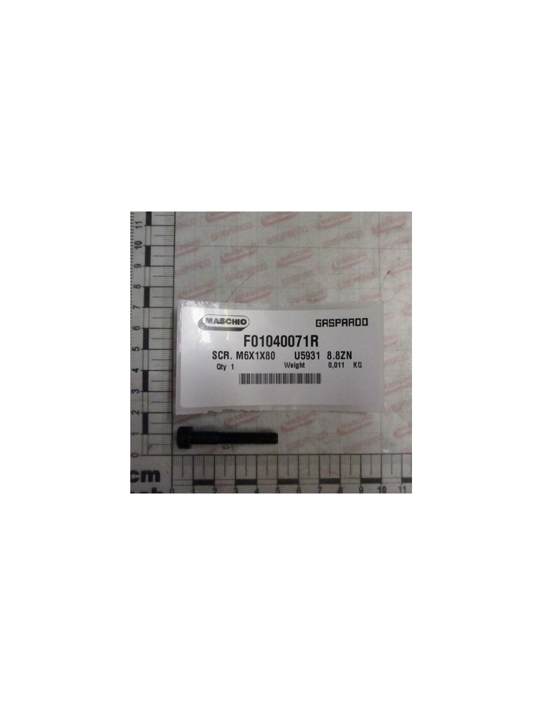 SCR. M6X1X80      U5931  8.8ZN