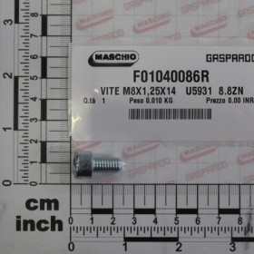 SCR. M8X1,25X14   U5931  8.8ZN
