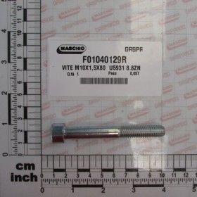 SCR. M10X1,5X80   U5931  8.8ZN