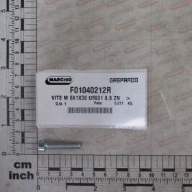 SCREW M6X1X30 ZN