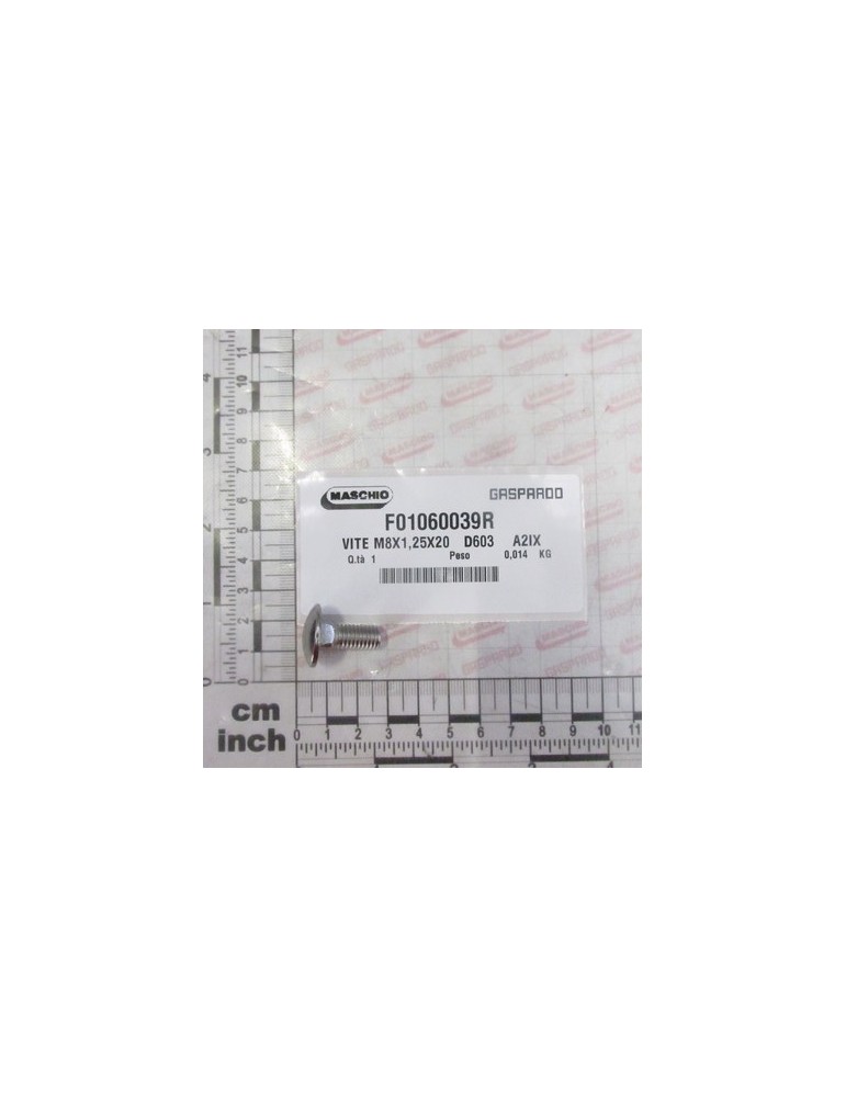 SCR. M8X1,25X20   D603    A2IX