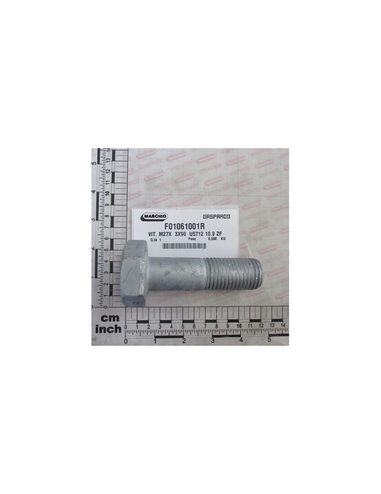 BOLT M27X3X90  U5712 10.9 ZF