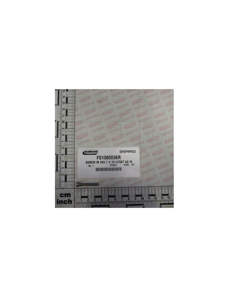 SCREW M 4X0,7 X 30 U7687 A2 IX
