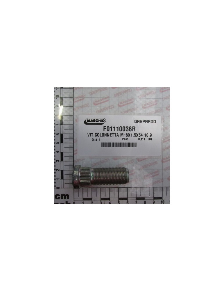 COL.BOLT M18X1,5X54 10.9