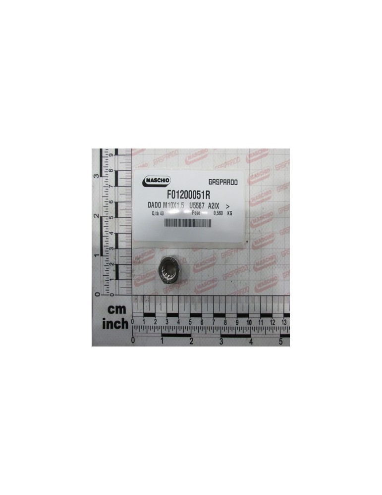 NUT  M10X1,5     U5587    A2IX