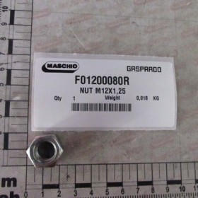 NUT M12X1,25 U5587 CL8 10ZN0ZN