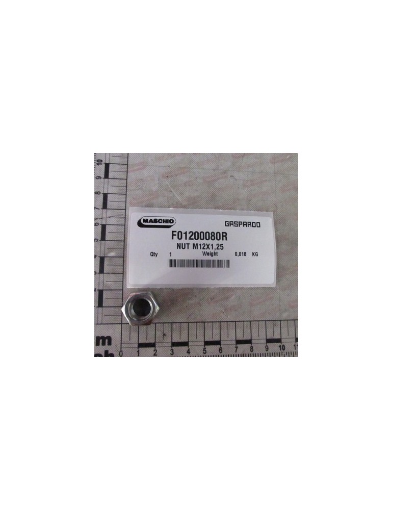 NUT M12X1,25 U5587 CL8 10ZN0ZN