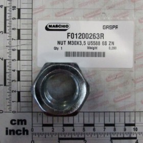 NUT M30X3,5 U5588 6S ZN