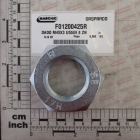 NUT M45X3 U5589 8 ZN        .