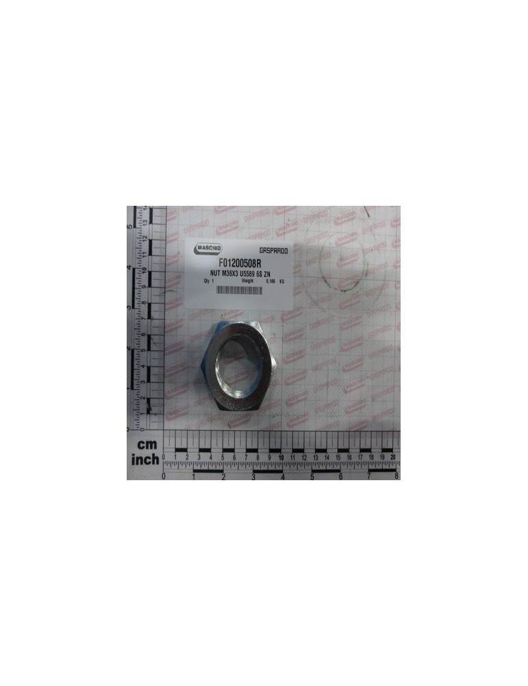 NUT M36X3 U5589 6S ZN