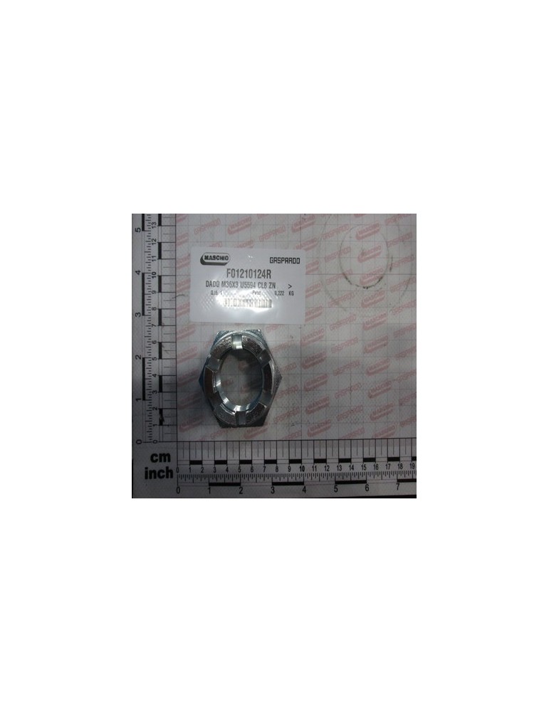 NUT M36X3 U5594 6S ZN