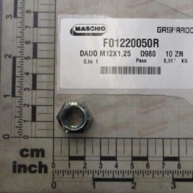 NUT M12X1,25 D980 D980 10 ZN