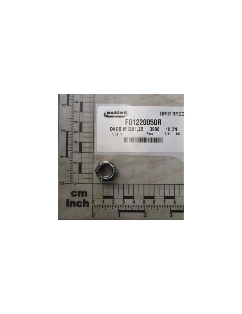 NUT M12X1,25 D980 D980 10 ZN