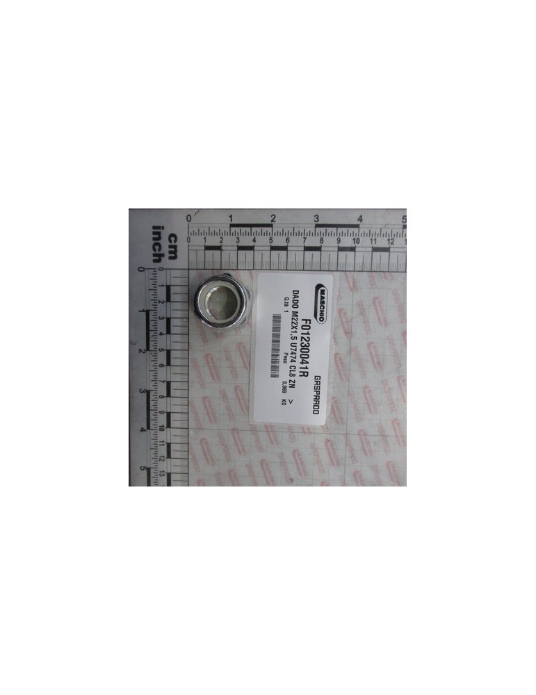 NUT M22X1,5 U7474 6S ZN