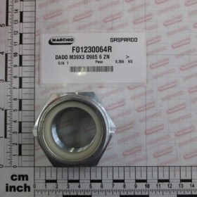 NUT M39X3 D985 6S ZN