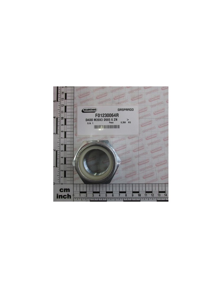 NUT M39X3 D985 6S ZN
