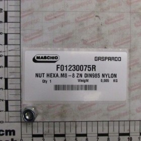 NUT HEXA.M8-8 ZN DIN985 NYLON