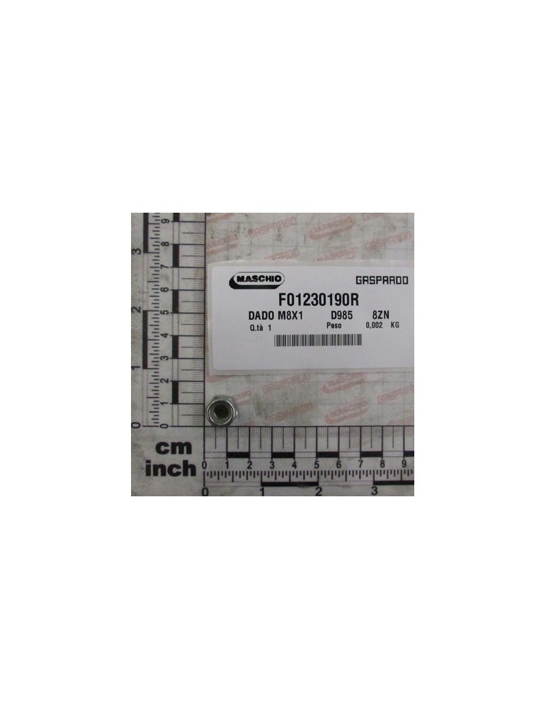 NUT M8X1         D985      8ZN