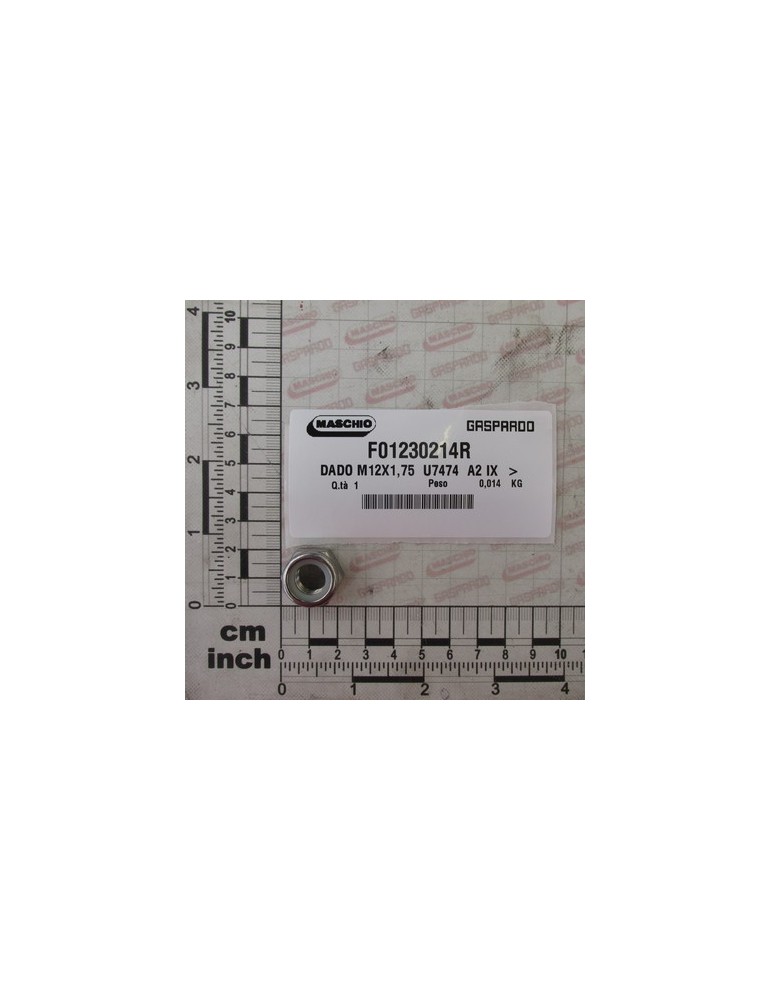 NUT  M12X1,75   U7474    A2 IX